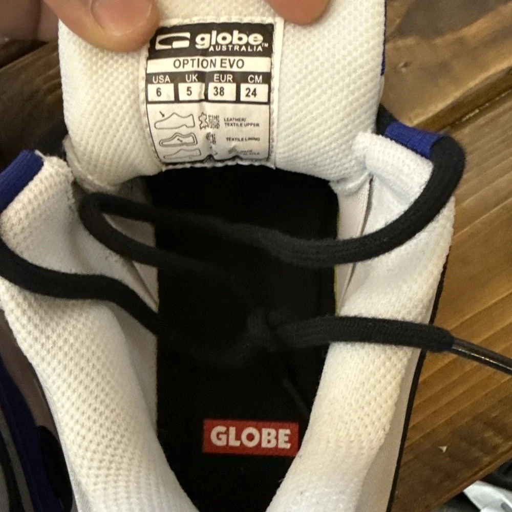 Globe men's shoes Option‎ Evo Suede Skate SKATEBOARD Trainers US 6